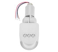 Akozon Interruttore con Sensore di Movimento per Proiettore a LED - Interruttore Induttore per il Rilevamento del Corpo, Ideale per il Controllo dell'illuminazione Interna Ed Esterna, Rileva il