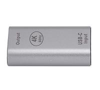 Akozon Jorindo Tipo C a Adattatore 4K a 60Hz, Convertitore Video in Alluminio Shell, Femmina di Tipo C a Maschio per TV, Proiettore, Monitoraggio (#3)