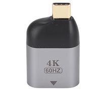 Akozon Jorindo Tipo C a Adattatore 4K a 60Hz, Convertitore Video in Alluminio Shell, Femmina di Tipo C a Maschio per TV, Proiettore, Monitoraggio (#1)