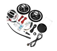 Akozon Kit di Altoparlanti per Lettore Multimediale Bluetooth Marino | Ricevitore Stereo con Ingresso AUX USB con Uscita Audio e 2 Altoparlanti da 6,5 pollici per Audio Marino per Yacht