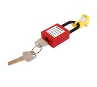 Akozon Kit di Blocco Interruttore Miniaturizzato Fisso con Perno con Lucchetto in Nylon e Chiavi di Blocco - Dispositivo di Affidabile dell'Interruttore Automatico