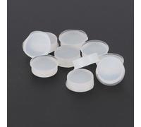 Akozon Kit di Ricambio per Tappi per Fori in Gomma da 10 Pezzi per Flauti - Accessori per Strumenti Musicali 7x2,5 Mm (CF99 trasparente)