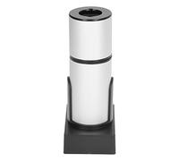 Akozon Kit Infusore per Fumo Portatile Drink Cocktail Smoker - Infusore per Fumo in Legno Regolabile per Cocktail, Carne, Formaggio e Altro - Design Facile da Pulire e Portatile (SILVER)