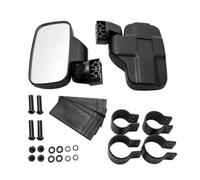 Akozon Kit Specchietto Retrovisore Laterale UTV, Set Fuoristrada ABS | Alloggiamento Ad Alta Resistenza Agli Urti, Lente Antiriflesso, Morsetto per Montaggio su Roll-bar, Compatibile con Binari