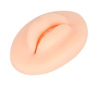 Akozon Labbra in Silicone 3D per l'addestramento Al Microblading - Labbra Finte Morbide e Realistiche per la Pratica del Tatuaggio, Strumento per Ricamatori con Design a Forma di Dente (Pelle chiara)