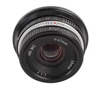 Akozon Le Lenti a Fuoco Manuale da 25 Mm F1.7 per Le Telecamere di Montaggio FX, Compatibili con X-E1 X-E2 X-A5 X-A7 X-S10 X-S1 X-M5, Obiettivo Fisso Prime (BLACK)