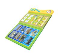 Akozon Libro di Apprendimento Elettronico per Bambini E Book di Apprendimento dell'arabo Libro Intelligente Educativo Precoce per Bambini 666A, Macchina per Leggere l'arabo per (666A)