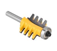 Akozon Lingua a Gambo 8 Mm, Giunto per le Bit Macchina per Incisione e Scanalatura di Carpenteria per Carpenteria in Carbide
