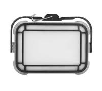 Akozon Luce di Lavoro Magnetico a LED con Ricarica di Tipo C - Luce di Lavoro Portatile Ricaricabile con luminosità Regolabile e Temperatura del Colore, Base Magnetica, Ideale per Uso Domestico e