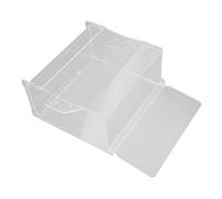 Akozon Mangiatoia Automatica in Acrilico per Piccoli Animali, Mangiatoia per Polli alla Rutina con Design Esteso, Soluzione Senza Disordine - Forniture per Animali Domestici/Uccelli e Forniture per