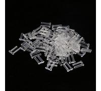 Akozon Maniche a Compressione in Plastica 100 Pezzi per Occhiali Senza Bordo - Accessori Essenziali per la Riparazione degli Occhiali, Opzioni di Dimensioni Disponibili (1,6 * 0,8 * 0,7)