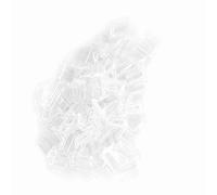 Akozon Maniche a Compressione in Plastica 100 Pezzi per Occhiali Senza Bordo - Accessori Essenziali per la Riparazione degli Occhiali, Opzioni di Dimensioni Disponibili (1,5 * 0,8 * 0,7)