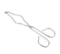 Akozon Meno Pinze per Crogiolo in Acciaio per Strumenti Accessori per la Creazione di Gioielli nel Forno di Fusione dell'oro