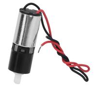 Akozon Mini Motoriduttore con Riduttore da 6 Mm, Coppia Elevata a Bassa velocità, Piccolo Motoriduttore, Microriduttore per Attrezzature, Giocattoli e Progetti, Componente Mini (Livello tre)