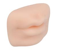 Akozon Modello 3D per Labbra in Silicone per Pratica Semipermanente di Microblading delle Labbra, Strumento di Allenamento Realistico per Piercing Alle, in Silicone Morbido per Tatuatori