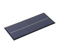 Akozon Modulo Caricabatterie Solare Policristallino Fai-da-te da 2,5 W 12 V per Dispositivi Elettronici Portatili e Piccoli Progetti