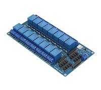 Akozon Modulo di Controllo relè a 16 da 5 V con Isolamento OptO per Applicazioni Controller - Commutazione Affidabile per Carichi CA