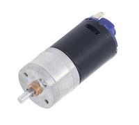 Akozon Motoriduttore DC 12V 37mm Motore con Riduzione della velocità a Coppia Elevata con Ingranaggio Interamente in Metallo Albero di Uscita Tipo D 10 Giri/min 15 Kg di Carico per (580 giri/min)