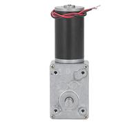 Akozon Motoriduttore DC 12V Motore con Riduttore a Vite Senza Fine con Riduzione della velocità a Coppia Elevata con Doppio Albero Autobloccante e Funzione Reversibile per Applicazioni di