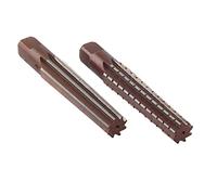 Akozon MT1-MT5 Set di Alesatori con Cono Morse - Alesatore Manuale per Alesatura Grezza e Fine - Punta Conica di Precisione HSS - Ideale per la Lavorazione dei Metalli e del