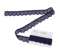 Akozon Nastro in Pizzo Accessori per Abbigliamento Decorazione Artigianato Materiali 10 Yard 2 Cm Larghezza Navy Vintage Lace Trim - Arti, Artigianato e Cucito