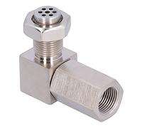 Akozon O2 Sensor Spacer, 90° Adattatore Universale per Sensore di Ossigeno O2 M18x1.5 Convertitore Catalitico per Filettatura per Adattatore per Sensore O2 per Auto