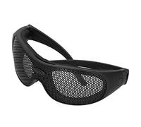 Akozon Occhiali in Rete Softair, Occhiali di Sicurezza Filo Resistente Agli Urti di Sicurezza Gl UV400 per i Fan Militari CS Outdoor Game Gles Occhiali Lentes Iron Mesh Pattern