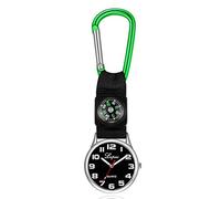 Akozon Orologio Sportivo Multifunzione Lvpai con Moschettone a Bussola per Arrampicata in Campeggio all'aperto Nero (GREEN)
