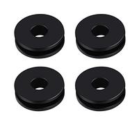 Akozon Passacavi per Boccola per Parabrezza 4 Pezzi Rimovibili, Boccola per Parabrezza per Moto, POM, Nero, Installazione in Canale, Classic, Compatibile con Moto Heritage Classic e Road King