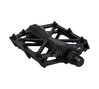 Akozon Pedali per Bici da Strada in Alluminio Ultraleggero da 2 Pezzi con Cuscinetti, Design Super Stabile, Blu (BLACK)
