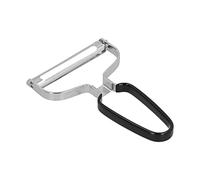 Akozon Pelapatate - Strumento Manuale Multifunzionale per Sbucciare Frutta e Verdura per Cavoli, Carote e Cetrioli - Lama in Acciaio Inossidabile con Manico in Plastica (BLACK)