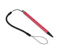 Akozon Penna Touch Resistiva con Cavo a Molla per POS PDA Navigator Stilo dello Schermo a Punta Rigida per la Scrittura e il Disegno (rosso)