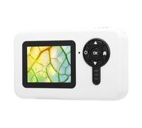 Akozon Per la Ricerca Educativa Microscopio con Fotocamera 1000X Kit Scientifico Portatile Ad Alta Definizione con Funzione Video Fotografico su Schermo da 2 Pollici (WHITE)