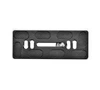 Akozon Piastra di Montaggio per Fotocamera per Arca Monopiede Treppiede Testa a Sfera SLR Luce Ad Alta Resistenza Lega CNC PU40 PU50 PU60 PU70 PU100 (PU100)