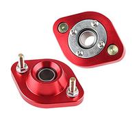 Akozon Piastre di Camber Posteriori Superiori con Supporto Superiore per Auto S per E30 E36 E46 Z3 - Prestazioni di Deriva Migliorate (Rosso)