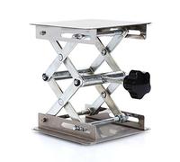 Akozon Piattaforme Laboratorio Piattaforme elevatrici a Forbice Laboratorio in Acciaio Inossidabile 100 x 100 mm