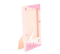 Akozon Piccola Cornice del Film Porta Fotografica Istantanea per Decorazioni per la Casa da 3 Pollici ABS PP Tabella Top Frame (PINK)