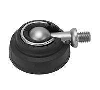 Akozon Piede di Ricambio per Treppiede Gt5543Ls, Cuscinetto Antiscivolo da 3/8 Pollici con Gomma e Acciaio Inossidabile, Diametro 50 Mm per Maggiore stabilità e Durata