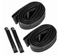Akozon Pneumatico Interno per Camere d'aria per Mountain Bike 26X1.75/2.125 con Kit di Patch per Leve per Pneumatici e Raspe in Metallo per Assorbimento degli Urti da 26 Pollici e Riparazione delle