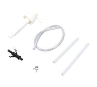 Akozon Pompa trasferimento 10ml 38mm per bottiglia quarto | Adattatore terza mano due tubi robusti per marce olio marce fluido trasmissione tubo aspirazione stabile