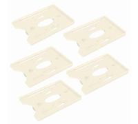 Akozon Porta Carte IC per Parabrezza Custodia per Carte in Plastica ABS 85 Mm X 54 Mm con Design con Fibbia di Sicurezza per la Gestione del Personale della comunità del Veicolo (con ventosa)