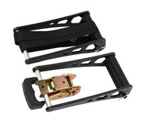 Akozon Pressa per Portatile Stile Cricchetto - Strumento per Cambiare la Corda della Pressa per Composto in Lega di Alluminio per Facili Regolazioni (Black)