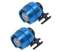 Akozon Proiettore in Lega Decorativa in Alluminio Decorativo per le Scarpe Zoccoli 2 Pezzi per visibilità Notturna Maggiore visibilità Notturna (BLUE)