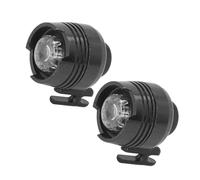 Akozon Proiettore in Lega Decorativa in Alluminio Decorativo per le Scarpe Zoccoli 2 Pezzi per visibilità Notturna Maggiore visibilità Notturna (BLACK)