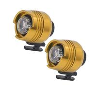 Akozon Proiettore in Lega Decorativa in Alluminio Decorativo per le Scarpe Zoccoli 2 Pezzi per visibilità Notturna Maggiore visibilità Notturna (GOLD)