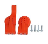 Akozon Protezione per Forcella Anteriore per Moto, Ad Alta Resistenza, per XC XCF SX SXF TC, Bianco, 2 Pezzi (ORANGE)