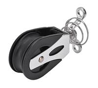 Akozon Puleggia Girevole in Nylon con Testa a Carrucola - Blocco con Cuscinetto Liscio in Acciaio Inossidabile 316 di Grado Marino per Barche a Vela - Limite di Carico di Lavoro 1500 Libbre Spessore