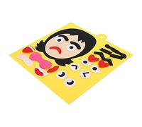 Akozon Puzzle con Espressioni Facciali per Bambini Kit di Adesivi in Feltro con Molteplici Combinazioni di Emozioni, attività Genitore-Figlio Fai-da-Te, Giocattolo Educativo per Lo Sviluppo delle
