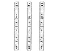 Akozon Righello Pieghevole Regolabile da 3 Pezzi per Misurazioni di Precisione in Centri, Progetti Fai da Te e Posa di Piastrelle - Strumento Versatile Ad Angolo Multiplo