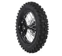 Akozon Rim Posteriore Moto Fuoristrada 12 Pollici, Cerchio e Pneumatico 80/100-12 con Camera d'Aria, Assale 15mm, Disco Freno 190mm, Sprocket 420 41T, Compatibile con e